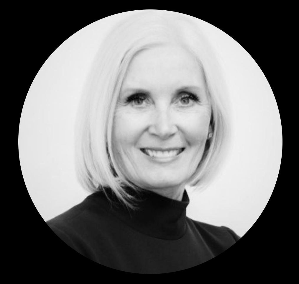 Robin Borg's professional headshot in black and white